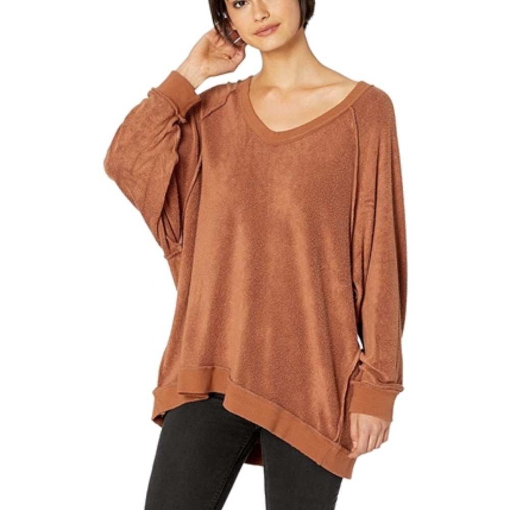 Free People Take It Off Terry Pullover